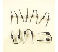 Ressort de torsion droit, outils à ressort, 10 ressorts de compression de pression, diamètre de ligne de 0,7 mm, diamètre extérieur de 7,3 mm, ressort de torsion double