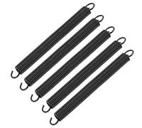 Ressort de torsion droit, outils à ressort, ensemble de ressorts d'extension de tension, ressort de torsion à crochet avec crochets, diamètre du fil 0,6 mm, diamètre extérieur 4 mm, longueur 50 mm, 5