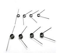 Ressort de torsion droit, outils à ressort, petit ressort de torsion en acier à ressort en forme de V à haute résistance, fil de 0,3 à 0,4 mm, diamètre extérieur de 2 à 5 mm, longueur d'angle de 5 à 5