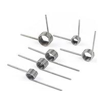 Ressort de Torsion en acier inoxydable, Type de Rotation gauche, diamètre de fil de 1mm, Angle 60 120 180 degrés, support de poubelle personnalisable ( Size : 6.0mm(6 laps ) , Color : 15MM (5PCS)_80 D