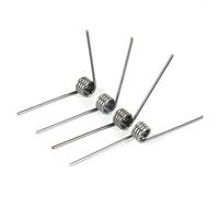 Ressort de torsion en V 304 SUS, diamètre fil 0,7 mm, rotation à 120 degrés, rebond automatique, 10 pièces(0.7mm(180°)/2.1mm(3 laps),5.0mm)