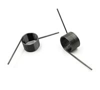 Ressort de torsion en V, diamètre de fil 0,5 mm, petit ressort de torsion 60/90 degrés, 3/6/9 tours, ressort de torsion droit, ressort métallique, 10 pièces(0.5mm(60)/1.5mm(3 laps),4.0mm)
