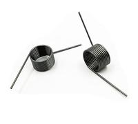 Ressort de torsion en V haute résistance, diamètre fil 1,5 mm, 2 pièces, angle couple 90°, ressorts d'alimentation 65Mn(1.5mm(90°)/13.5mm(9 laps),15mm)