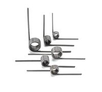 Ressort de torsion*Petit ressort, ressort de torsion, 5 pièces de diamètre de fil 1,6 mm, ressort de torsion en acier à ressort, ressort de torsion élastique à 90/180 degrés* 5 pièces (couleur : 1,6 x