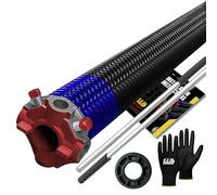 Ressort de torsion pour porte de garage 262 x 1,75 x 40 cm - Ressorts de torsion pour réparation de porte de garage | Remplacement enroulé à droite pour côté gauche du garage avec bague en nylon de