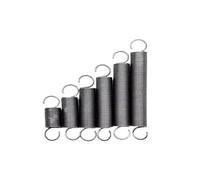Ressort De Traction 10 pièces ressorts d'expansion fil Dia 1.2mm crochet ouvert Extension de ressort de Tension(25mm,9mm)