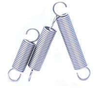 Ressort de traction, Ressort de Tension à crochet ouvert en acier inoxydable 304, diamètre 0.4mm, diamètre extérieur 4mm, longueur 80-120mm, paquet de 10 pièces(100mm)