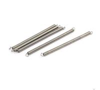 sourcing map Ressort de Traction Ressort de Tension Ressorts d'Extension 0.3mmx3mmx60mm 304 Inoxydable Acier Argenté 5pcs
