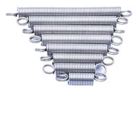 Ressort d'extension à double crochet en acier inoxydable 304 | 1,4x14x60-328mm for la recherche, la maintenance, la production et l'utilisation de l'électronique(120mm)