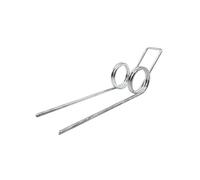 Ressort DoubleTorsion en acier à ressort galvanisé, diamètre de fil personnalisé 1.0mm, for bricolage mécanique(2PCS)