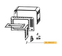 Ressort droite - Four, cuisinière - MOULINEX - Blanc - Accessoires d'appareils - Conçu pour