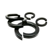 Ressort élastique fendu en acier inoxydable 304 noir, lot de 10/20/50/100 pièces, M1.6 M2 M2.5 M3 M3.5 M4 M5 M6 M8 M10 M12 GB93(M10 20pcs)