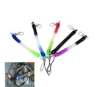 Ressort En Plastique Rétractable Tactique D'outil De Vitesse De Sécurité De Corde Élastique Pour La Randonnée En Plein Air Camping Porte-Clés De Téléphone Anti-Perdu