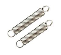 Ressort étendu, 1 ressort d'extension en acier inoxydable de 2 mm de diamètre de fil avec anneau fermé, ressorts d'expansion hélicoïdaux cylindriques de diamètre extérieur de 20 mm, longueur 110-200 m