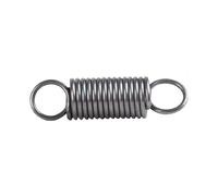 Ressort étendu 5 pièces, 2mm x 20mm x 100mm, ressort de Tension à double crochet en acier à ressort