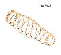 Ressort hélicoïdal en laiton pour pièce de réparation de piano droit, jeu de 90 ressorts de cric pour piano, ressorts de remplacement à haute élasticité avec finition antirouille,