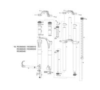 Rockshox Spring Coil Medium Domain Dual Crown A1-a3/boxxer Race/rc/team/r2c2 Rouge