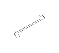 Whirlpool Ressort de torsion de porte 481249248171 / 00750621 Lave-linge - Lot de 2