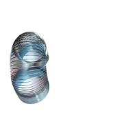 Ressort métallique géant magique arc-en-ciel 80 x 100 mm, grand modèle classique original, jouet en acier