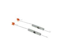 Ressort noir 287mm AS0022757 pour Lave linge BRANDT, THOMSON, VEDETTE