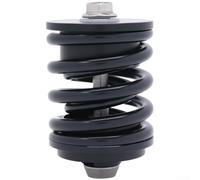 Ressort Ondulé Acier pour amortisseur Vélo Pliant pour robuste | Alliage , réduction chocs, axe en acier, design ondulé, finition noire mate(Black)