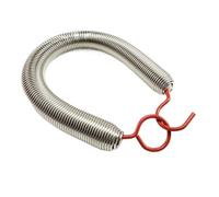 Ressort pour Reformer Pilates Ressort d'extension de réformateur Pilates avec Crochet, équipement Pilate, Fil Musique Yoga, Ressort Tension en Acier(Red)