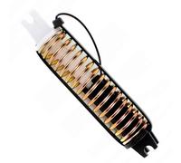 Ressort rappel pédale embrayage compatible pour Citroën C2 C3 C-Elysée, Peugeot 207 (SW/CC) 1.4 à 1.6 HDi/VTi - OEM 2148G7, 2148J6, 214859 - Ø 22 mm