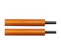 Ressorts à Gaz Capot moteur Pour Ford Pour Puma II 2019-présent Crossover Sans Hayon Électrique AVEC RESSORT Support Levage Vérins Coffre vérins de hayon(Orange carbon fiber)