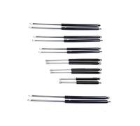 Ressorts À Gaz Hayon 2 pièces 800N 300-600mm Universel Voiture vérins Capot Capot Coffre hayon Choc Ascenseur Jambe Force Barre Support Ressort à gaz lit Camion Bateau Tige Hydraulique Ressort(400mm)