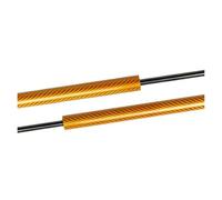 Ressorts à Gaz pour Hayon Pour VW Pour Scirocco 2008-2017 Hayon Coffre Ascenseur Supports Ressorts Tige Prop Barre Amortisseur vérins de hayon(Yellow carbon fiber)