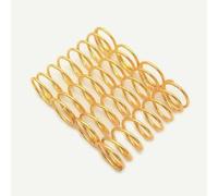 Ressorts d'amortisseur avant et arrière en acier pour Traxxas Mini Maxx 10764 Diamètre du fil 1,7 mm Doré