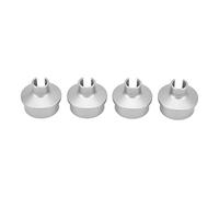 Ressorts d'amortisseurs RC en alliage d'aluminium haute performance pour camion Corally Kronos 6S 1/8 RC, argent 24 x 20 mm, 4 pièces