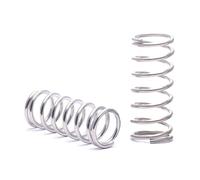 Ressorts de compression, 0,9mm x 6mm x 20mm, ressorts de pression en acier inoxydable 304, argent, 10 pièces