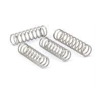 Ressorts de compression, 1.4mm x 19mm x 25mm, 1.4mm Fil Diamètre, 19mm OD, 25mm Longueur libre, Acier inoxydable, 10 Pièces