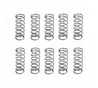Ressorts de Compression 10 pièces, fil de 1mm X 7mm de diamètre extérieur X 60mm de longueur, ressorts en acier 65Mn for réparation, atelier et bricolage