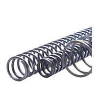 Ressorts de compression 2 pièces - Diamètre du fil: 4-5mm, diamètre extérieur: 40-80mm, longueur: 300mm - Acier à ressort robuste for diverses applications(4.5 x 45)