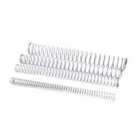 Ressorts de compression 200 mm, 2 pièces, en acier inoxydable, diamètre de fil: 1,6 à 2 mm, diamètre extérieur: 10 à 25 mm.(1.8 x 25 mm-200mm)