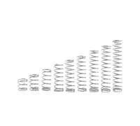 Ressorts de compression en acier inoxydable, diamètre de fil: 0,35mm, diamètre extérieur: 2/2,5/3/3,5/4/4,5/5/6/7/8mm, longueur: 5/10/15/20/25mm.(10mm,8mm-0.35mm)