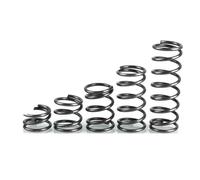 Ressorts De Compression Ressort de compression en fil d'acier résistant, amortissement des chocs et retour(90mm (5Pcs),15mm)