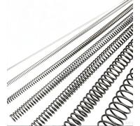 Ressorts de compression robustes, 5 pièces, diamètre fil 1.2mm, longueur 6 à 25mm, extérieur 300mm, ressorts pression en acier au manganèse haute charge(1.2x10mm)
