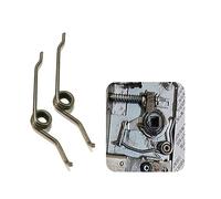 Ressorts de rappel de loquet de serrure de porte à 90/165 degrés Accessoire de réparation de corps de serrure intérieure rétractable par torsion-165 degrés, 2,0 mm, droite et gauche