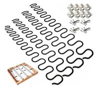 Ressorts de rechange pour canapé 4 pièces de 50 cm avec 8 clips de ressorts, 4,0 fils de diamètre Kit PIECE DETACHEE SIEGE ASSISE