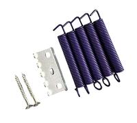 Ressorts de remplacement silencieux pour guitare électrique avec crochet à griffes et vis de montage pour systèmes de pont de trémolo - Violet