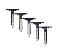 Ressorts de suspension pour volets roulants - Loquets à ressort en acier - Crochets à ressort de sécurité (153 * 108mm, Pièce, 5)