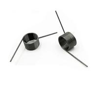 Ressorts de torsion Lot de 10 pinces à ressort de torsion en V, diamètre de fil 1,2 mm, 60 à 180 degrés, multifonctionnelles, bobine 3/6/9, acier 65Mn(10.8mm(9 laps),10mm(10pcs),1.2mm(180 degrees))