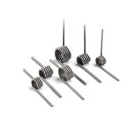 Ressorts de torsion, petit ressort de torsion, 5 pièces diamètre de fil de 2,5 mm ressort de torsion diamètre extérieur 13 mm-20 mm ressort à 90/180 degrés(2.5x15x50mm 180 Degree)