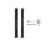 VEVOR Ressorts de torsion pour porte de garage, 1 paire, Φ5,26xΦ50,8x618 mm, 16000 cycles, revêtement noir électrophorétique pour remplacement, barres d'enroulement antidérapantes, gants, clé montage