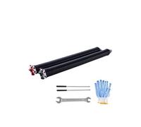 VEVOR Ressorts de torsion pour porte de garage, 1 paire, Φ5,94xΦ50,8x711 mm, 16000 cycles, revêtement noir électrophorétique pour remplacement, barres d'enroulement antidérapantes, gants, clé montage