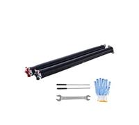 VEVOR Ressorts de torsion pour porte de garage, 1 paire, Φ6,35xΦ50,8x889 mm, 16000 cycles, revêtement noir électrophorétique pour remplacement, barres d'enroulement antidérapantes, gants, clé montage