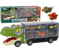 Ressorts de transport de dinosaures 6 pièces lumières bruits vert